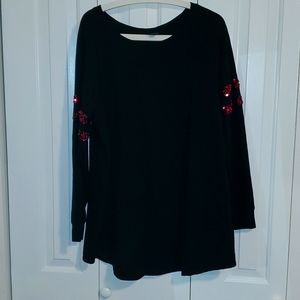 Torrid blk/pk Sweater